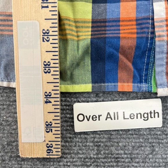 Knockout Jeans Button Up Shirt Mens 3XB Plaid Snap Roll Tab Sleeves & Shoulders - Picture 7 of 8